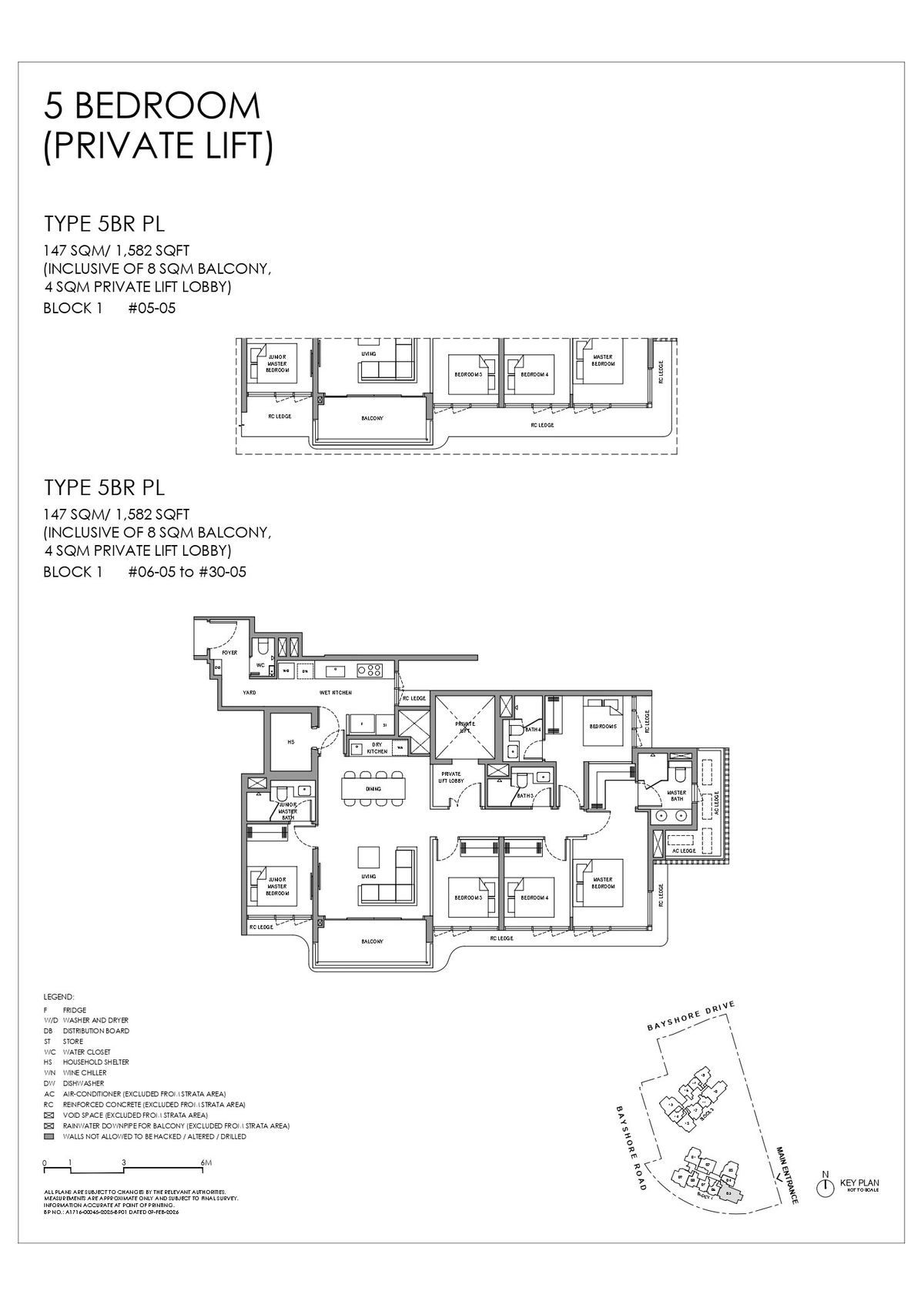 Vela Bay 5BR PL floor plan