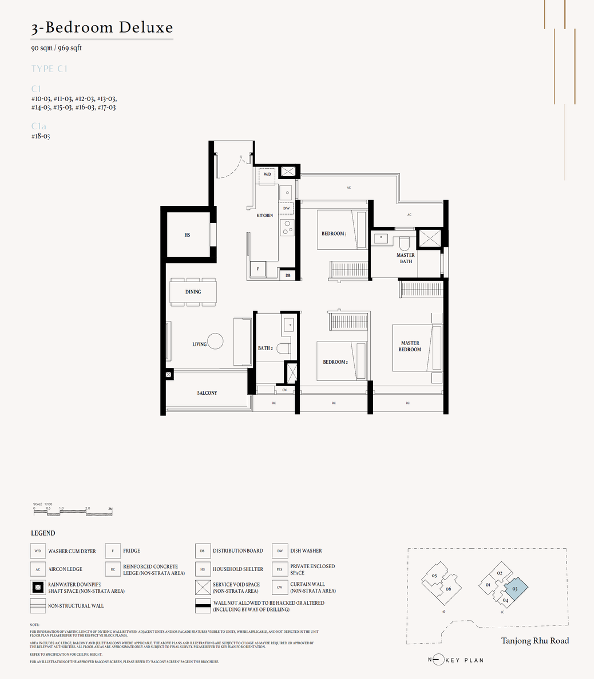 Arina East Residences 雅丽轩 C1 floor plan
