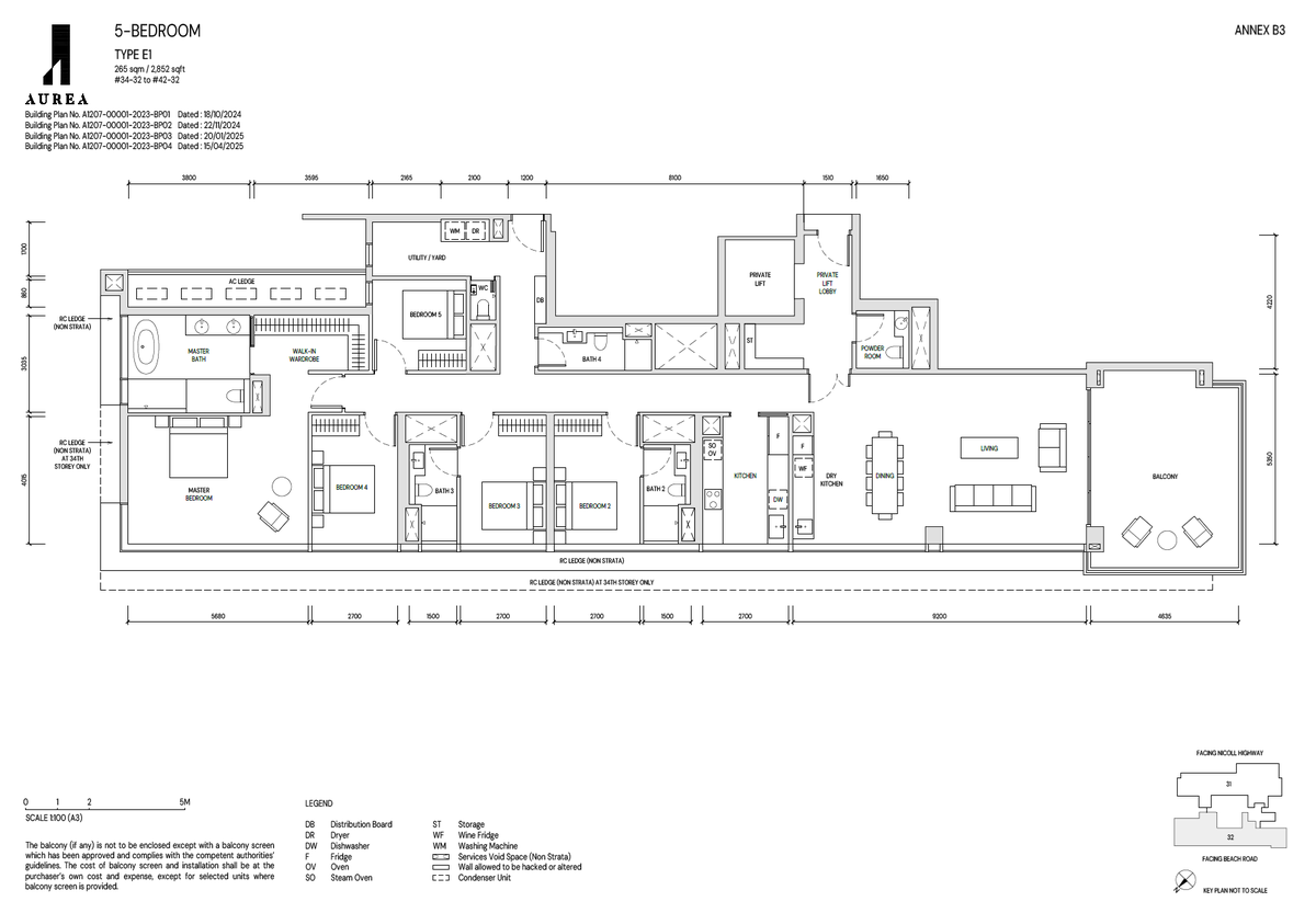 Aurea E1 floor plan