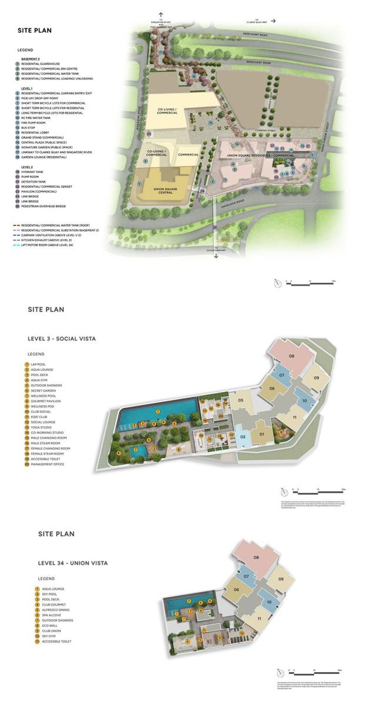Union Square Residences 誉岭峰 site plan
