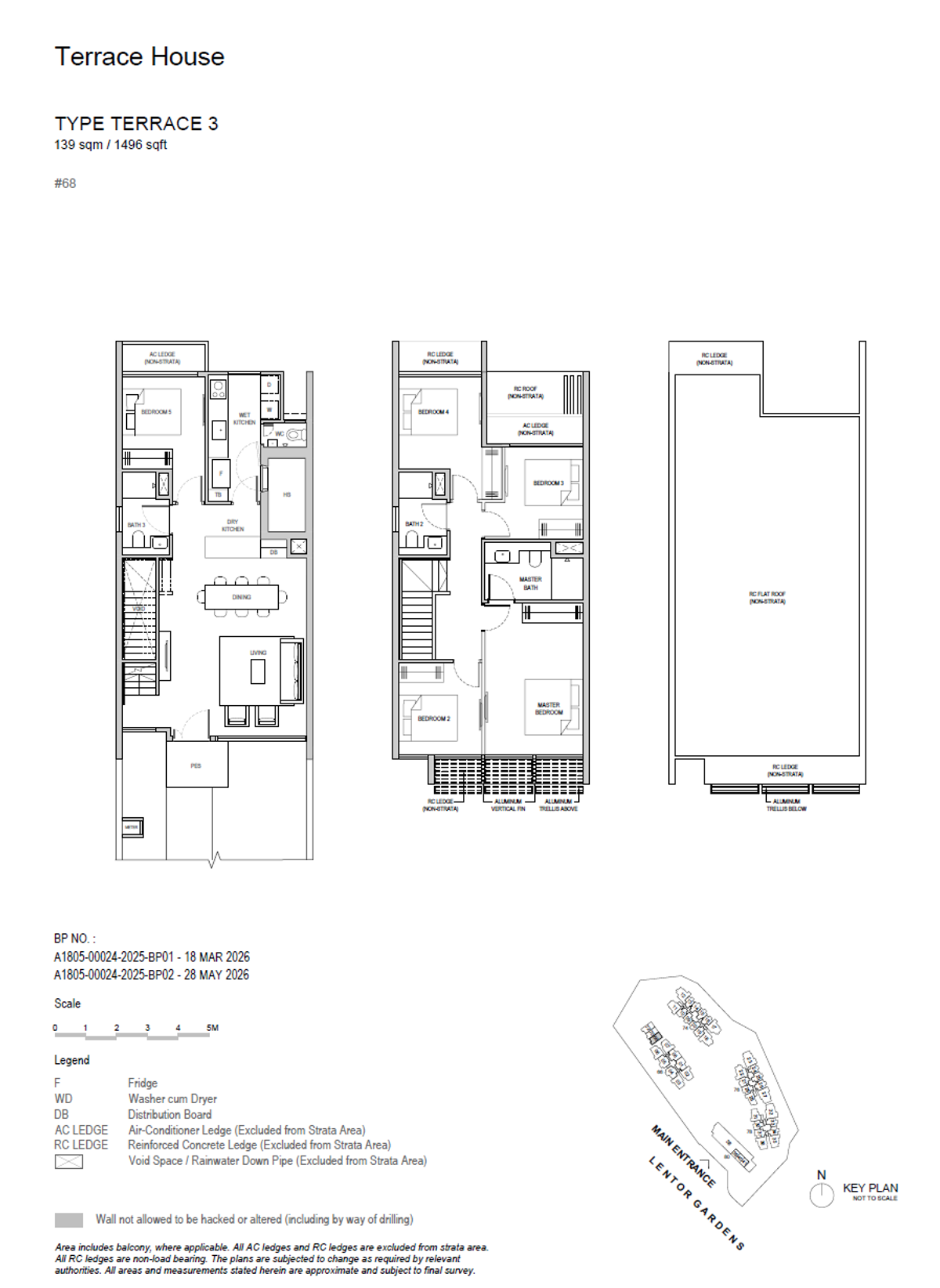 Lentor Gardens Residences TERRACE 3 floor plan