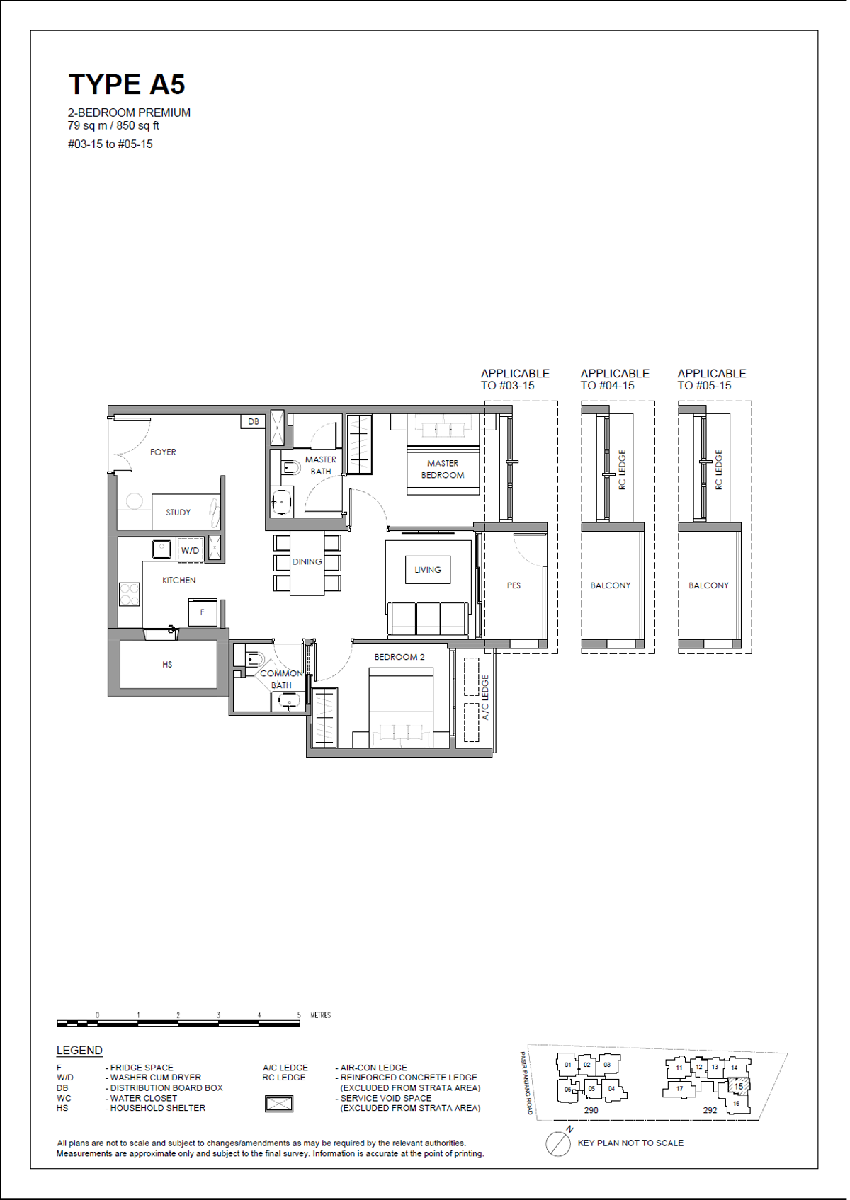 The Hillshore 锦绣山庄 A5 floor plan