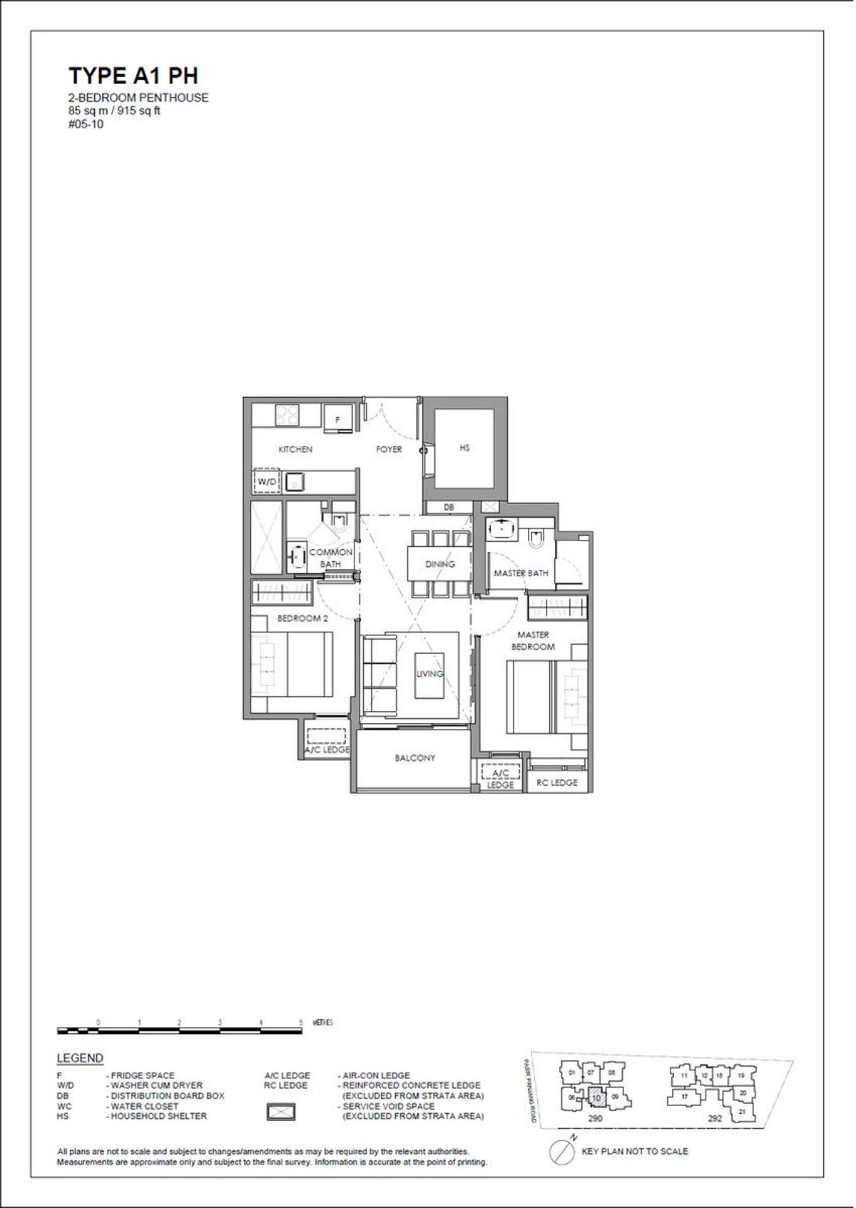The Hillshore 锦绣山庄 A1 PH floor plan