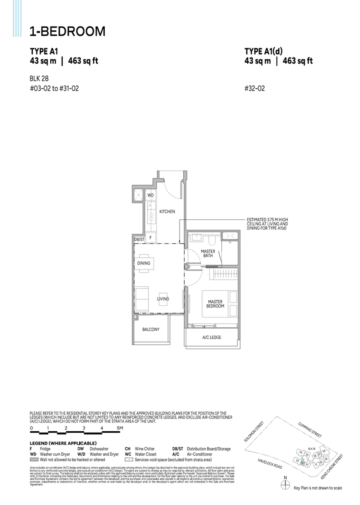 Union Square Residences 誉岭峰 A1 floor plan