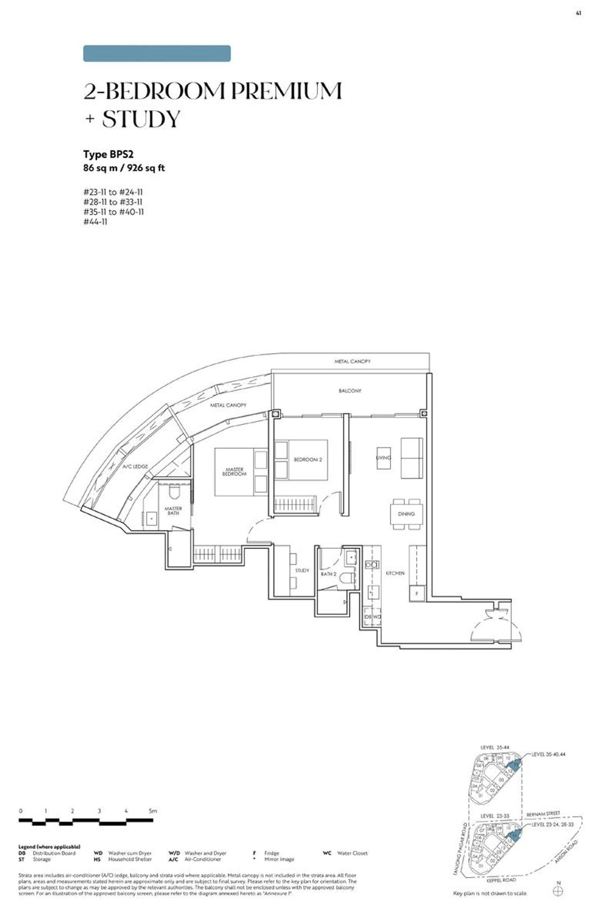 Newport Residences 铂海峰 BPS2 floor plan
