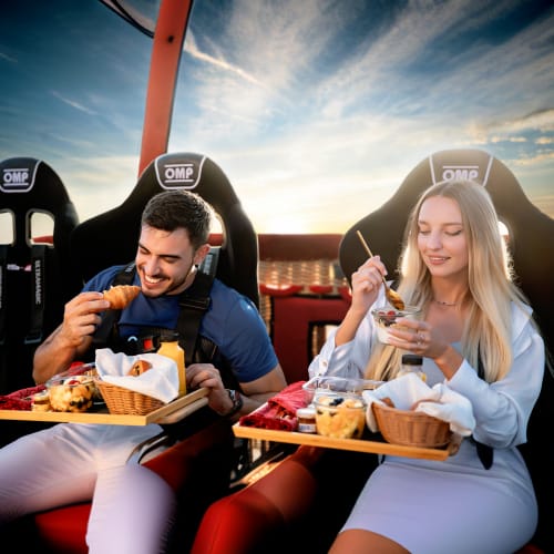 Breakfast in the sky with Balloon flights