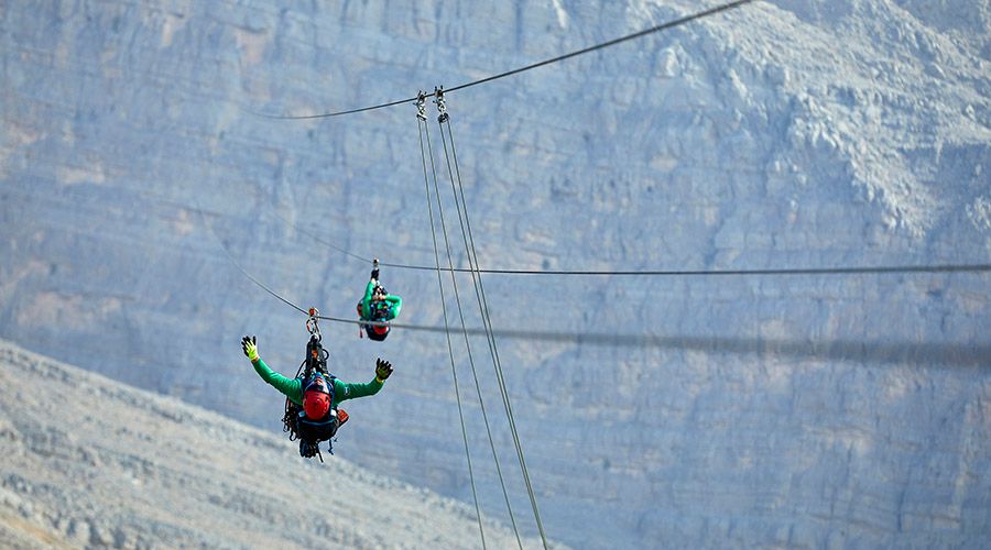 Jebel Jais Zipline from Dubai