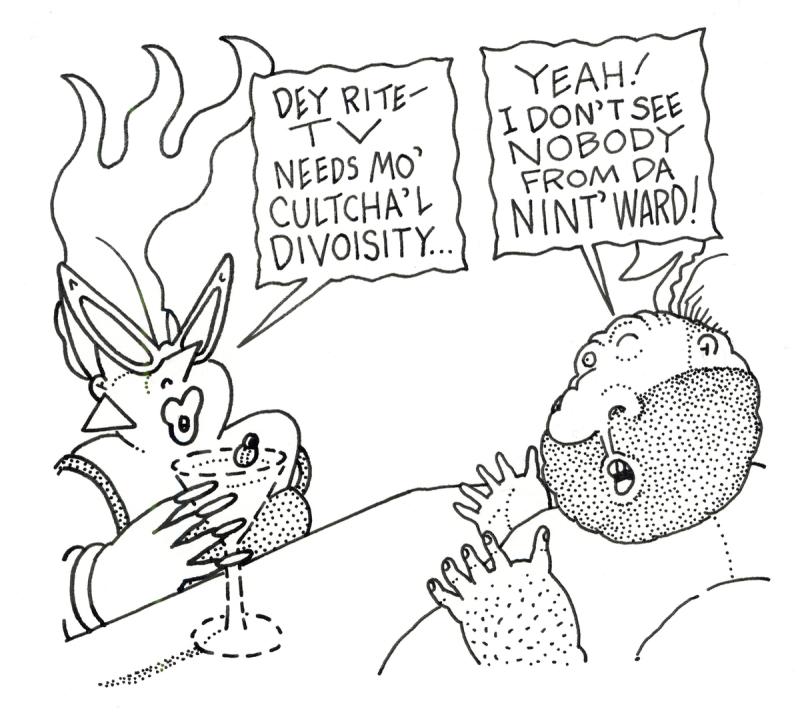 Dey Rite- TV Needs Mo' Cultch'L Divoisity..