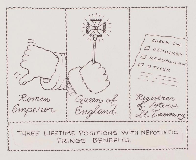 Three Lifetime Positions With Nepotistic Fringe Benefits