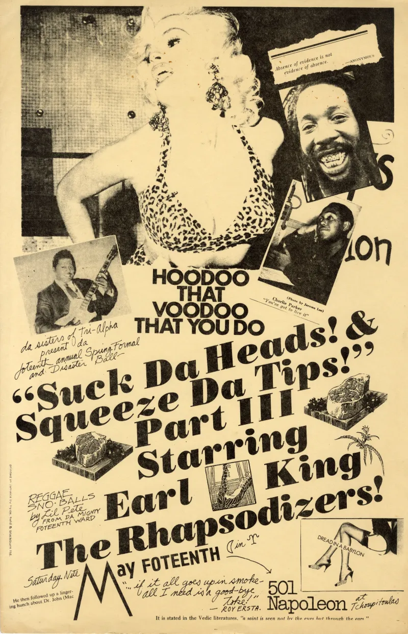 Suck Da Heads! Squeeze Da Tips! Part III Earl King & The Rhapsodizers