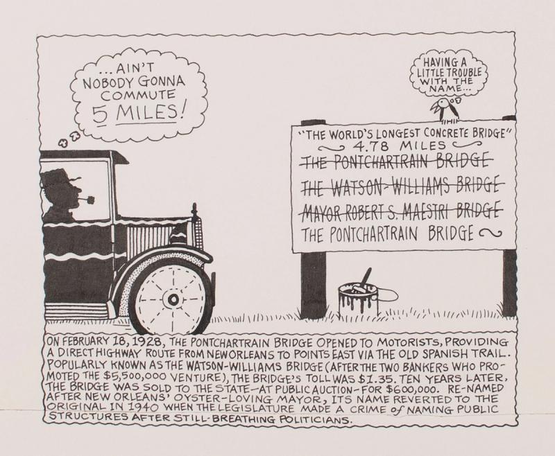On February 18, 1928, The Pontchatrain Bridge Opened To Motorists