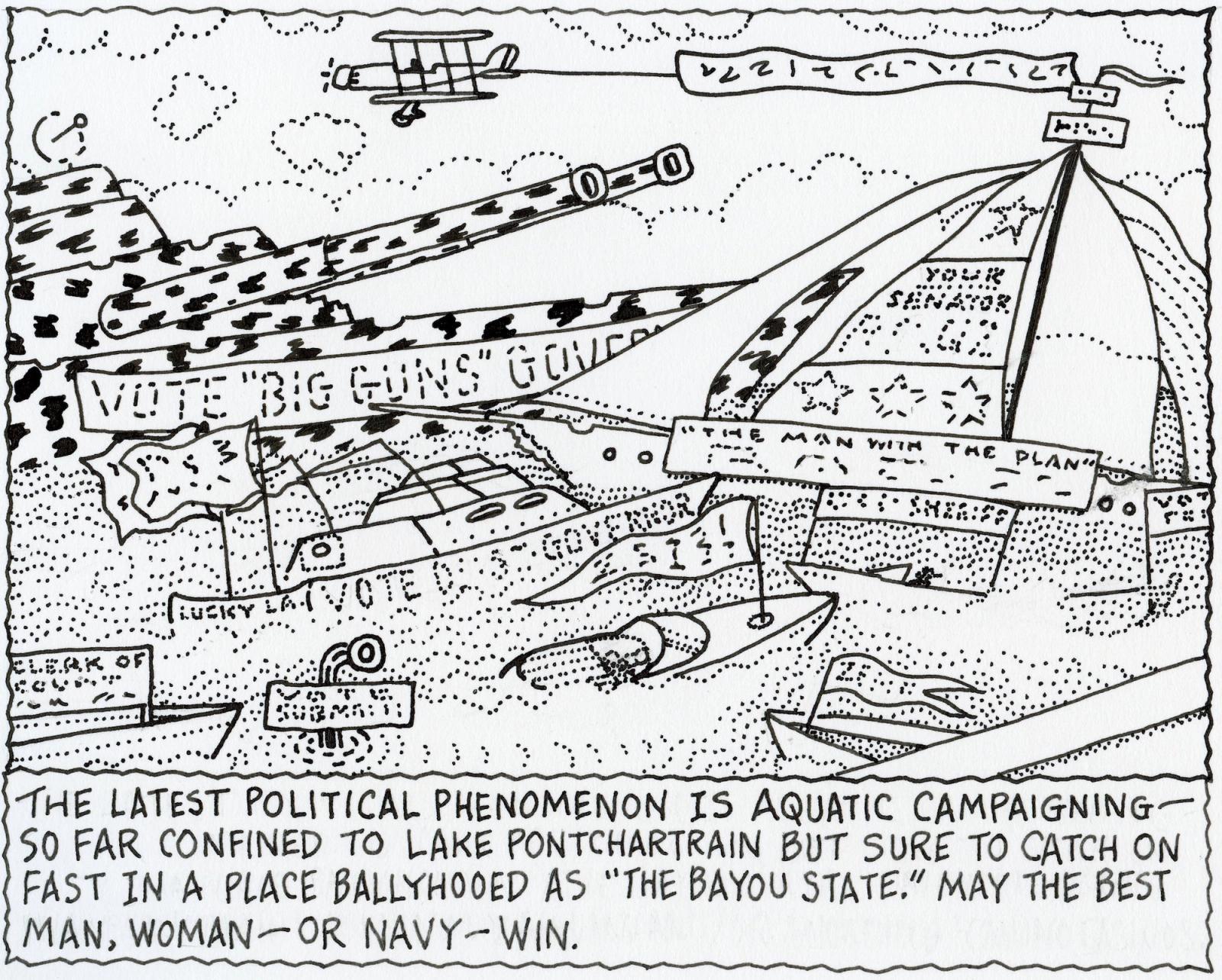 The Latest Political Phenomenon Is Aquatic Campaigning