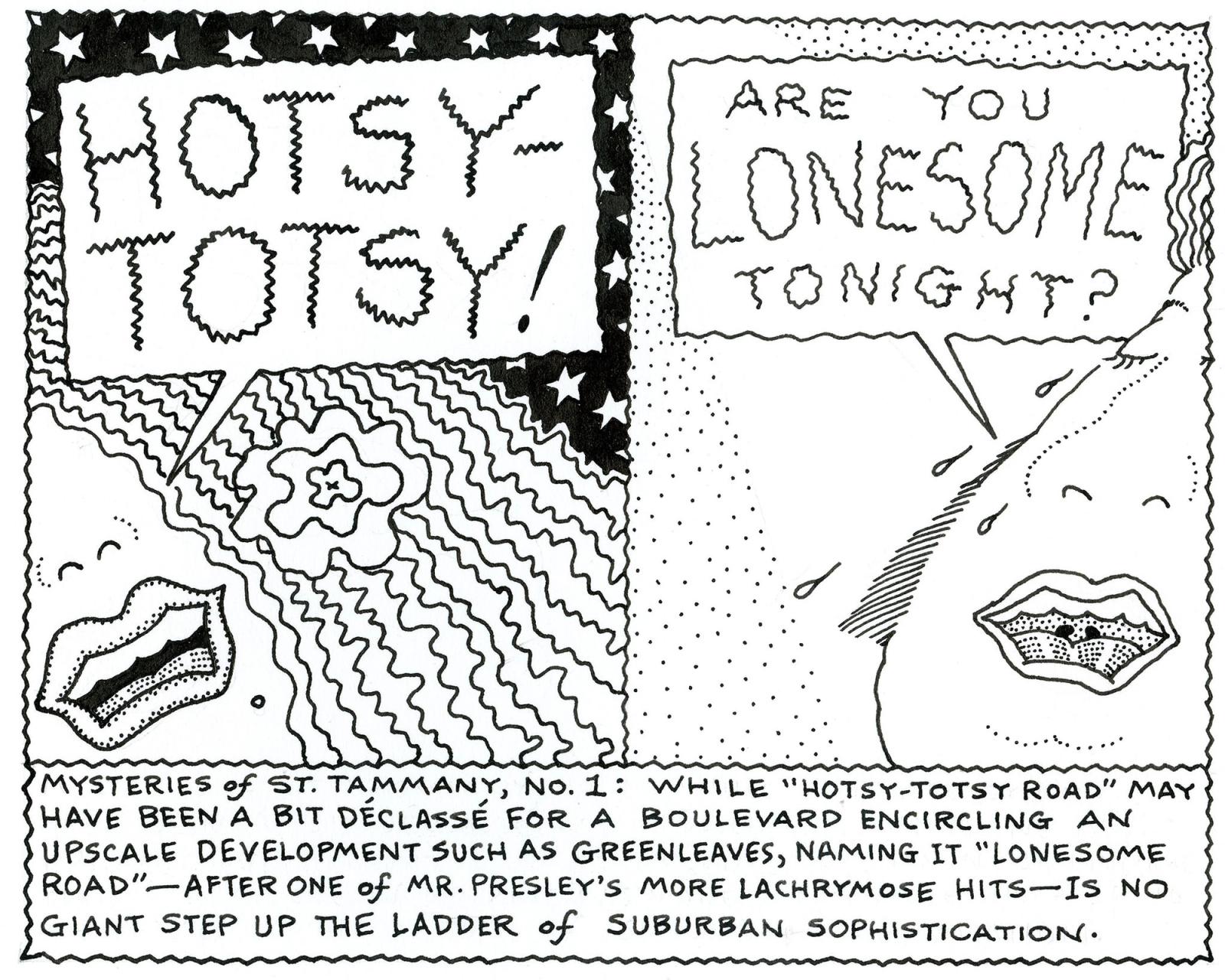 "Hotsy-Totsy Road" May Have Been A Bit Declasse' For A Boulevard Encircling An Upscale Developent Such As Greenleaves