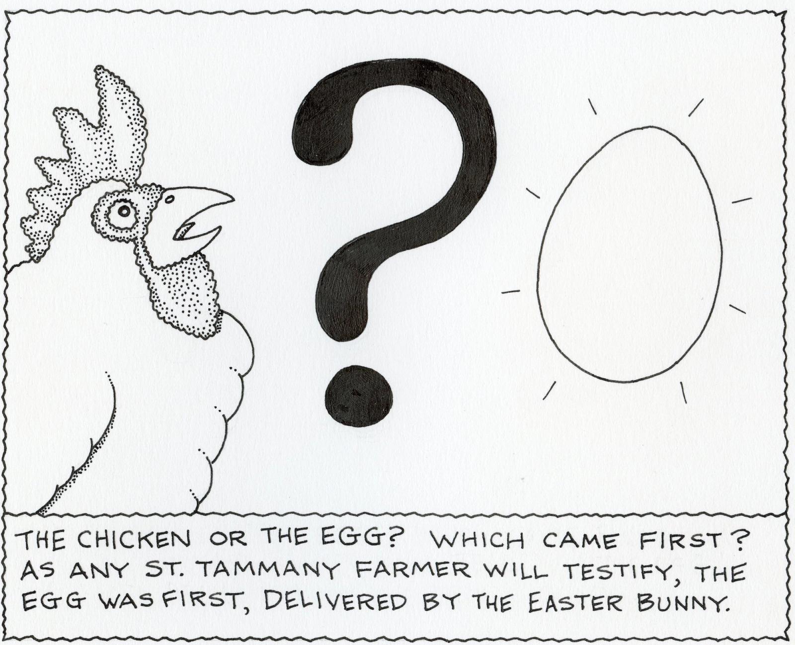 The Chicken Or The EGG? Which Came First?