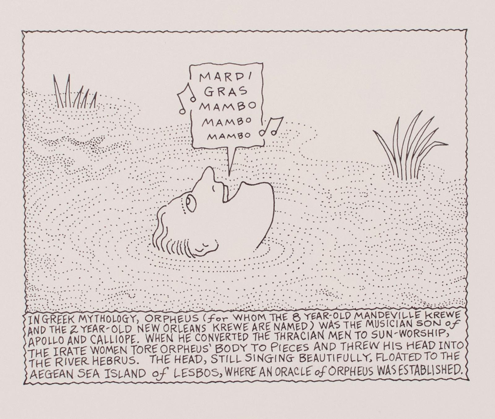 Orpheus (For Whom The 8 year-Old Mandeville Krewe And The 2 Year-Old New Orleans Krewe Are Named)