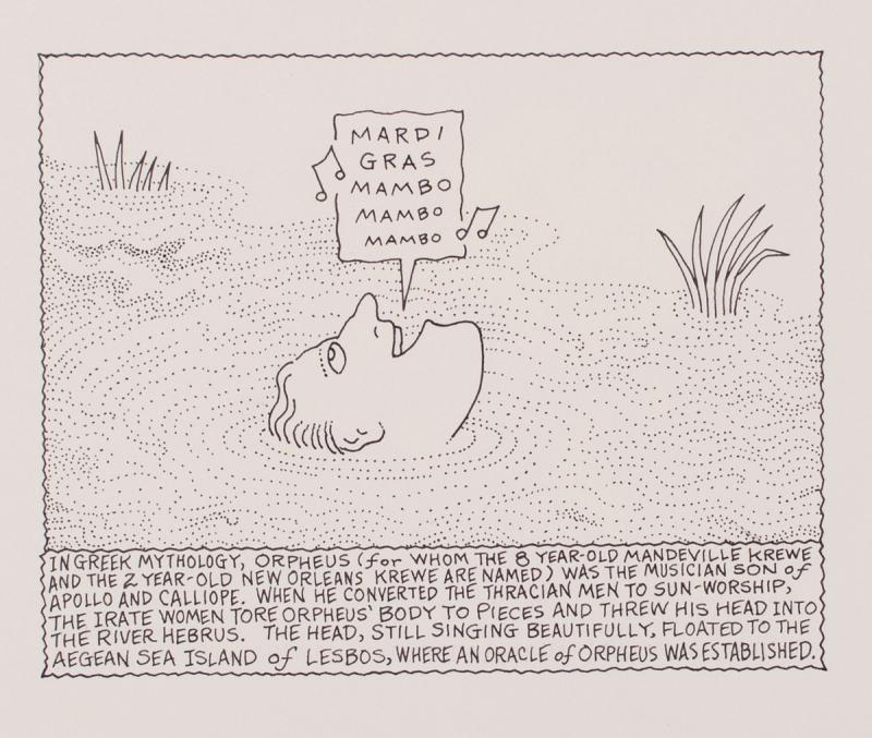 Orpheus (For Whom The 8 year-Old Mandeville Krewe And The 2 Year-Old New Orleans Krewe Are Named)