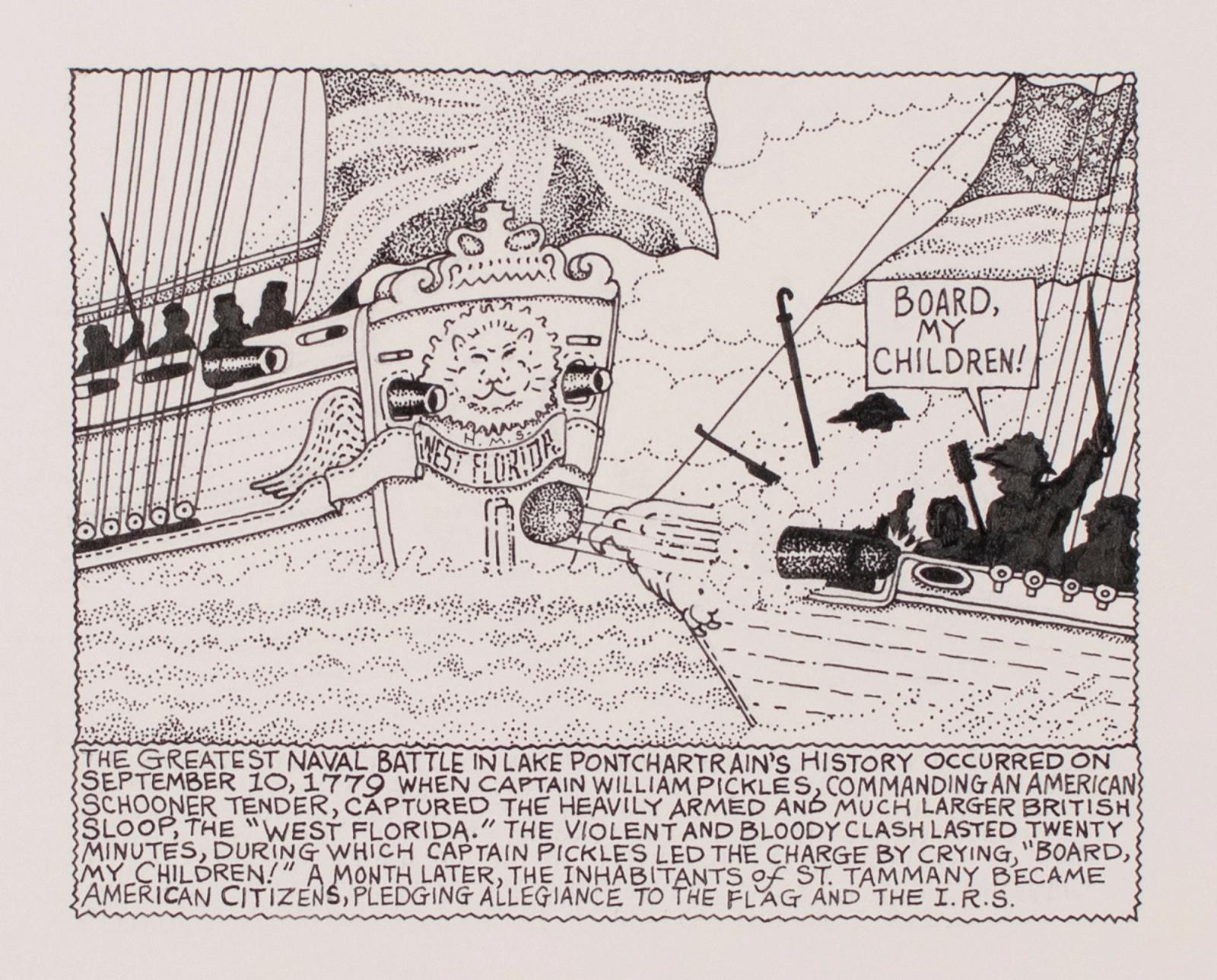 The Greatest Naval Battle In Lake Pontchatrain's History Occurred On September 10, 1779