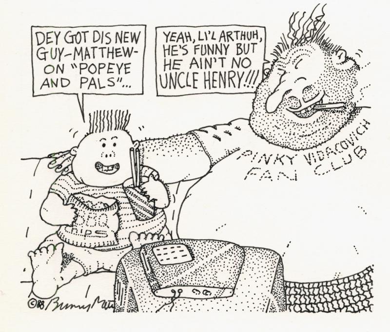 Dey Got Dis New Guy-Matthew- On "Popeye And Pals"