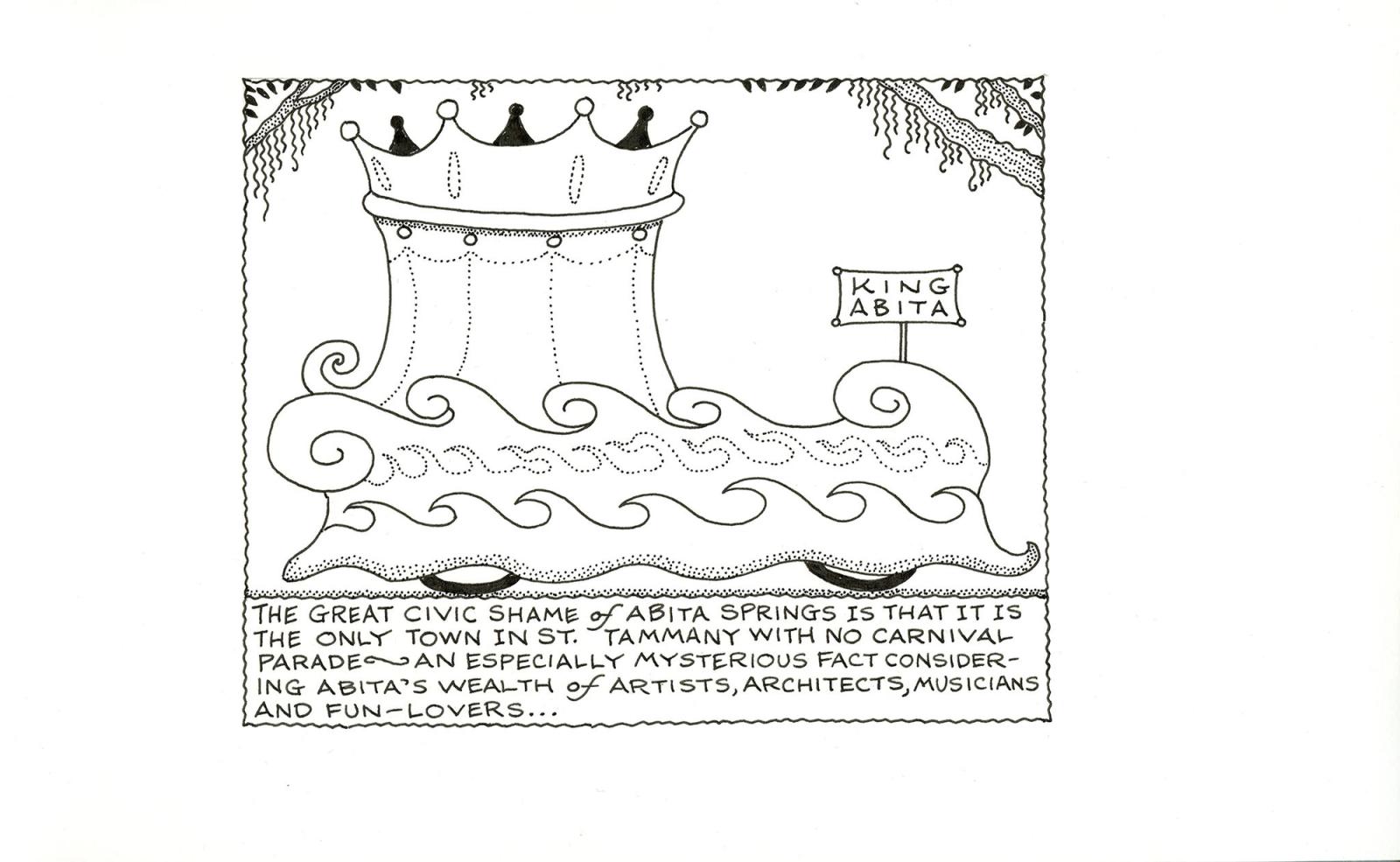 The Great Civic Shame of Abita Springs Is That It Is The Only Town In St. Tammany With No Carnival Parade