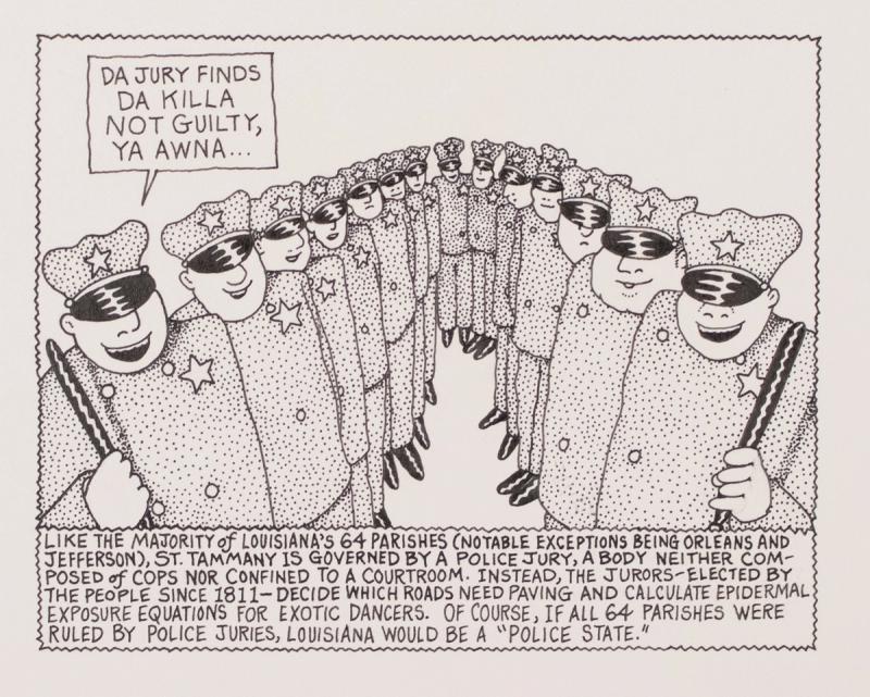 St. Tammany Is Governed By A Police Jury, A Body Neither Confined of Cops Nor Confined To a Courtroom