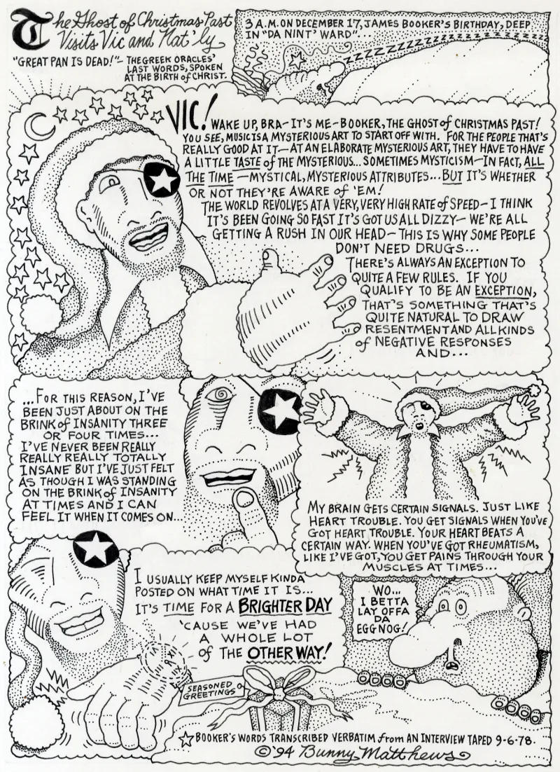 James Booker, Ghost of Christmas Past, December 17th