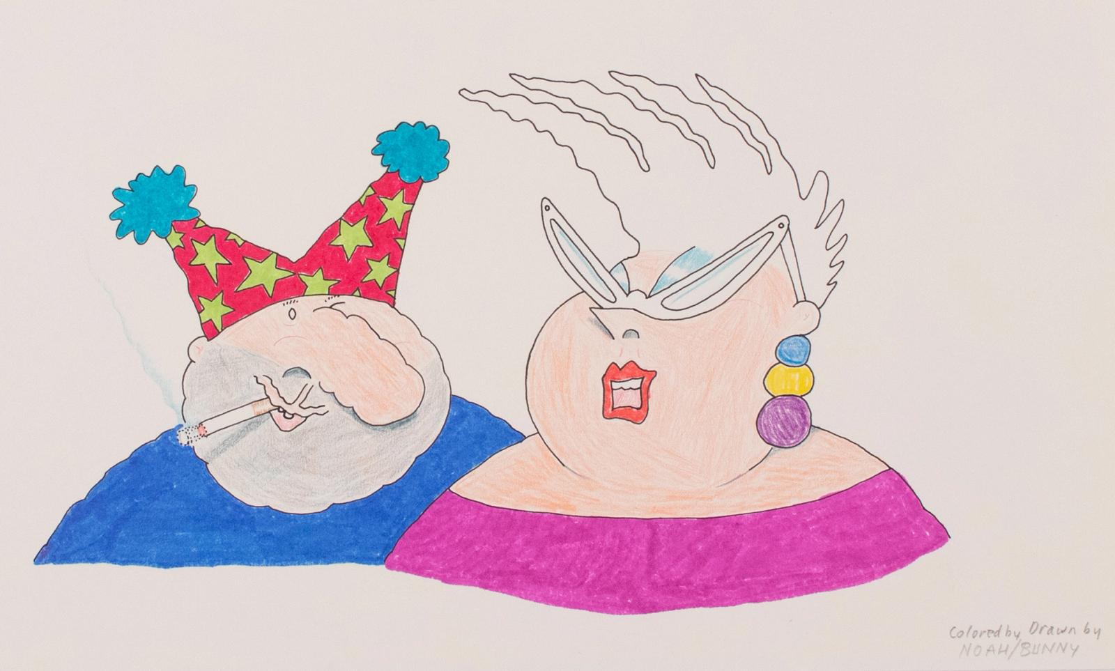 Vic and Nat (colored by Noah)