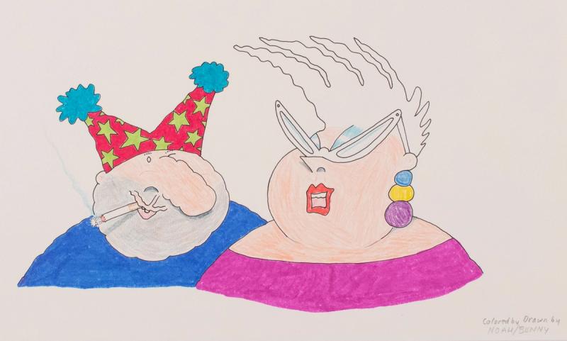 Vic and Nat (colored by Noah)
