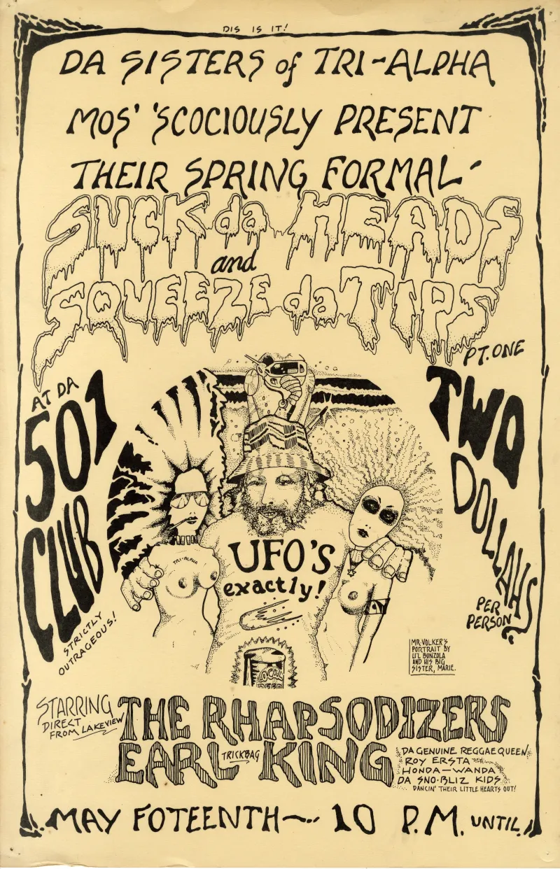 Suck Da Heads! Squeeze Da Tips! Part I The Rhapsodizers Earl Trickbag King