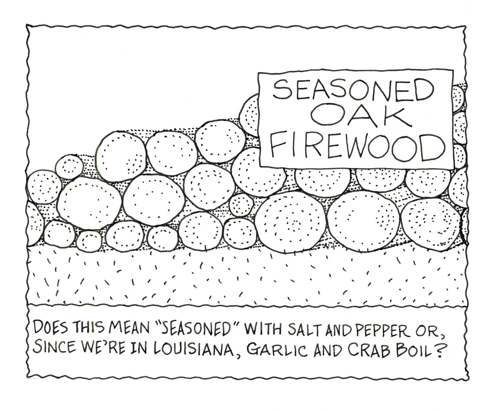 Does This Mean "Seasoned" With Salt and Pepper, Or,