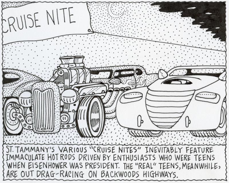 St. Tammany's Various "Cruise Nites" Inevitable Feature Immaculate Hot Rods