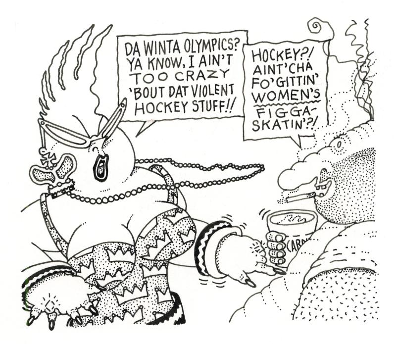 I Ain't Too Crazy 'Bout Dat Violent Hockey Stuff!!