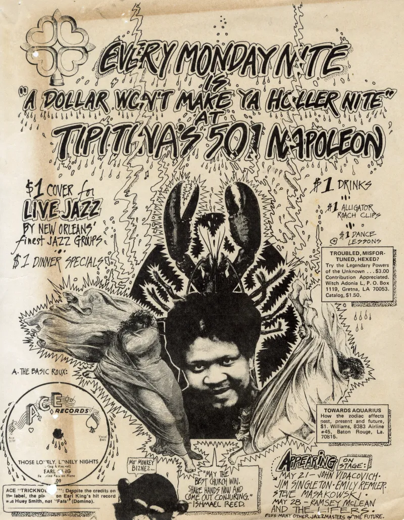 A Dollar Won't Make Ya Holler Nite Tipitina's flyer
