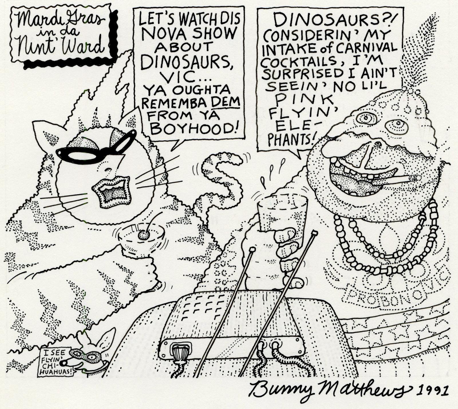Considerin' My Intake of Carnival Cocktails I'm Surprised I Ain't Seein' No Li'l Pink Flyin Elephants!