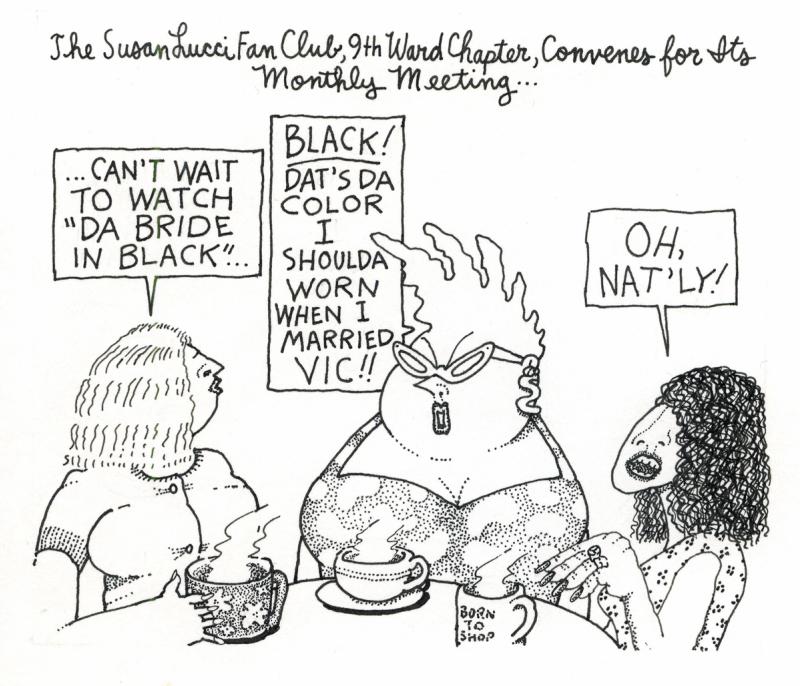 The SusanLucci Fan Club, 9th Ward Chapter, Covenes For Its Monthly Meeting