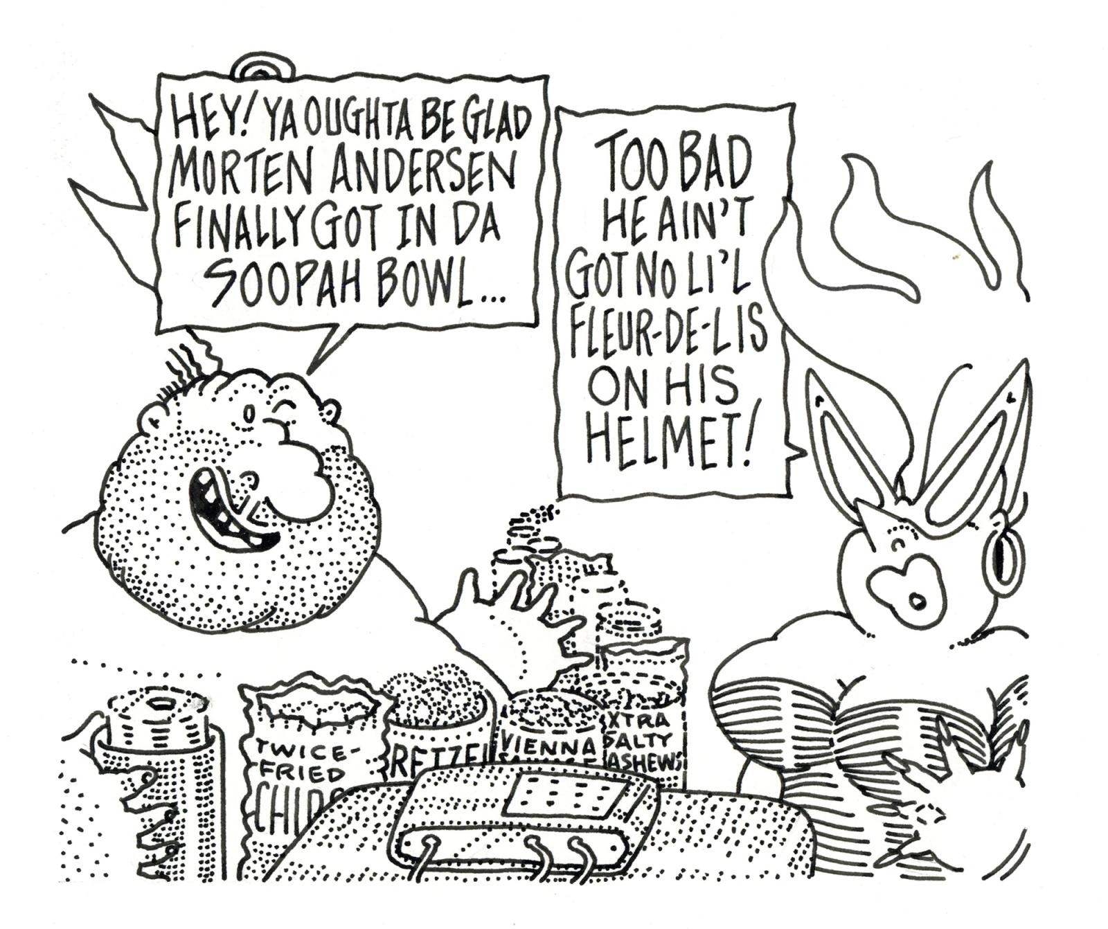 Morten Andersen Finally Got In Da Soopah Bowl