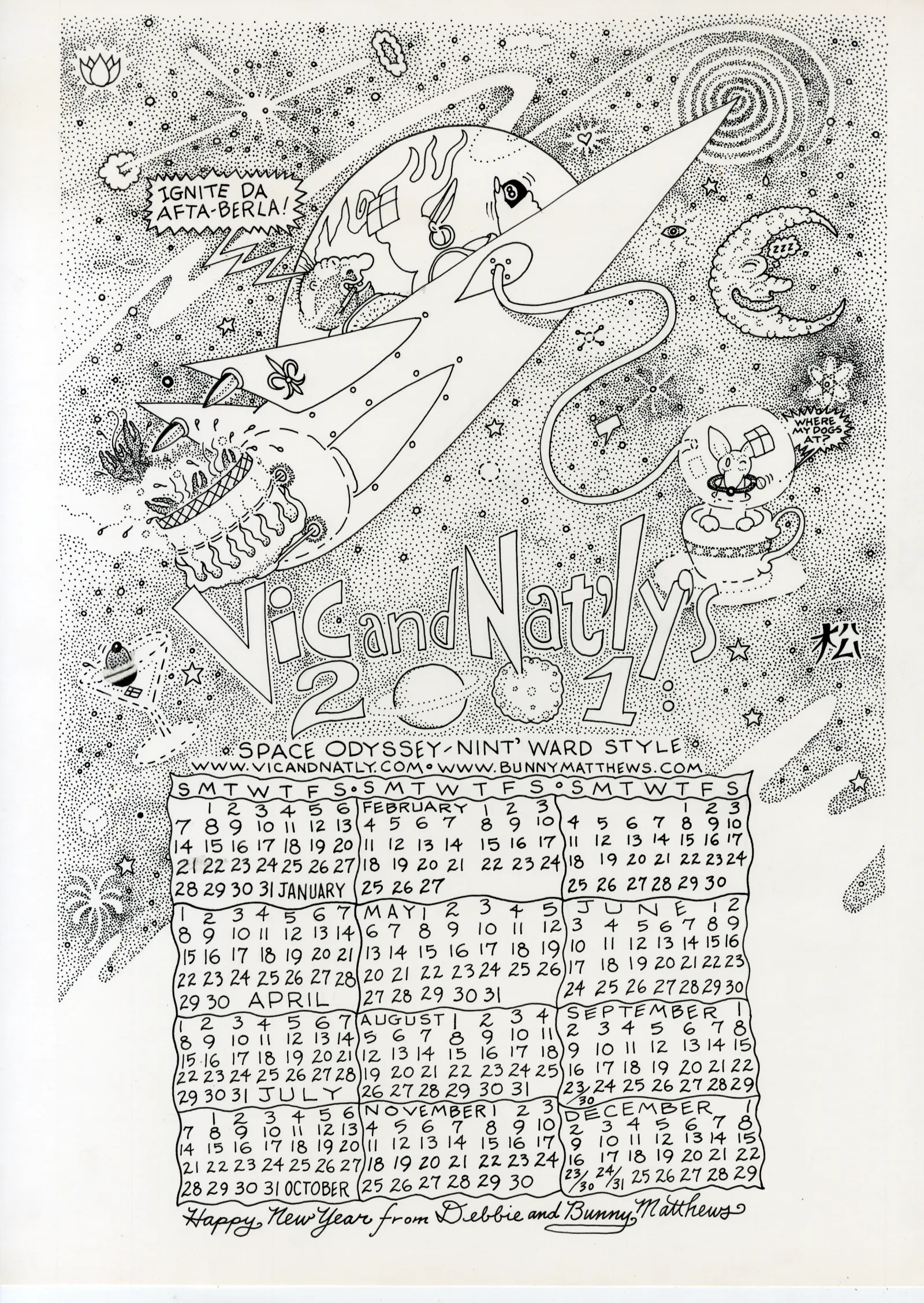 Vic 'n Nat'ly 2001 Space Odyssey - Nint' Ward Style