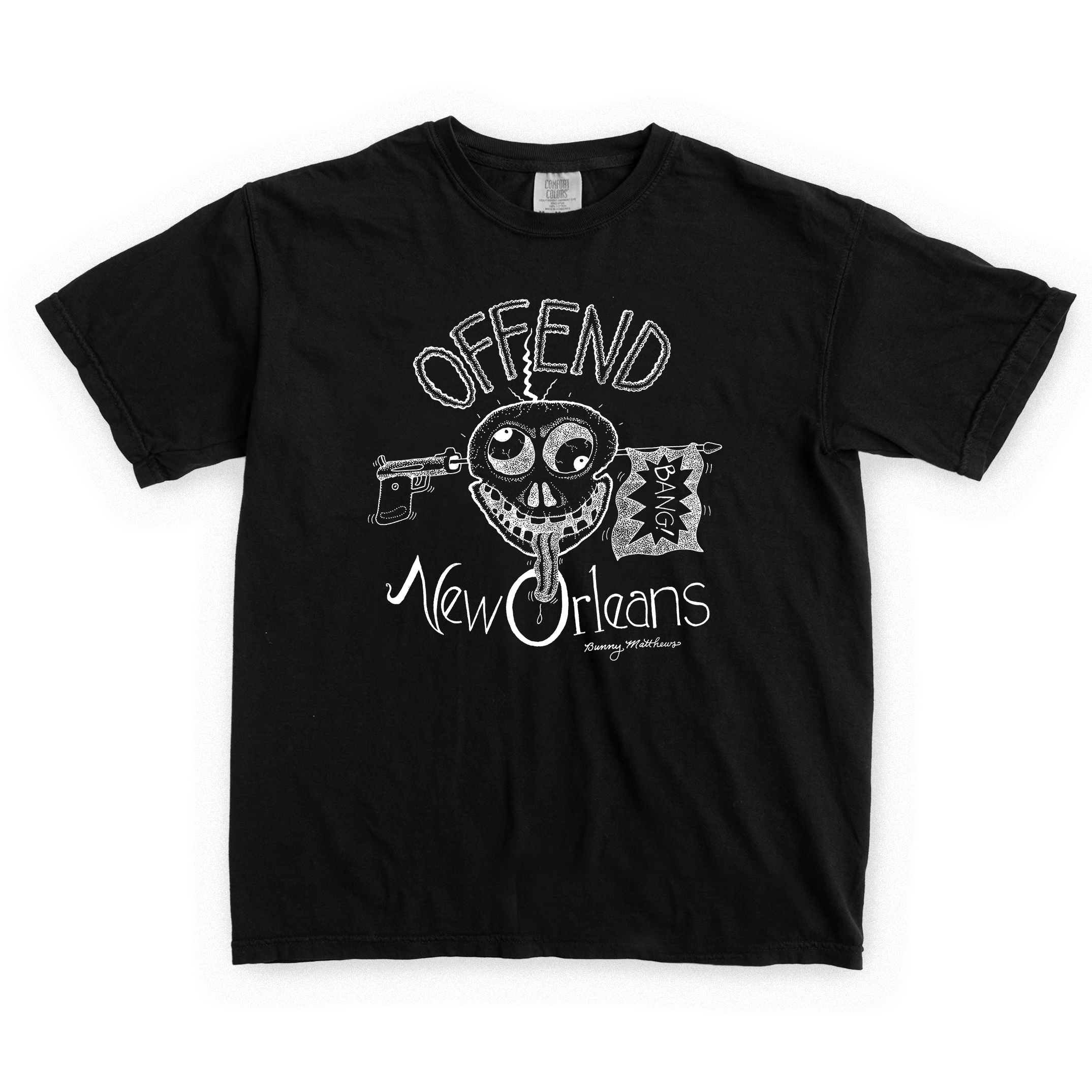 Offend New Orleans (White Ink) T-shirt