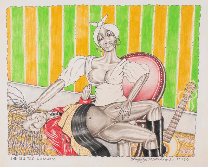 Female Figures On Chair