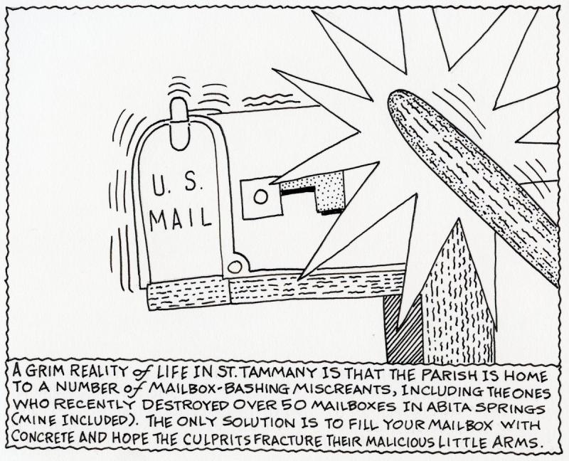 A Grim Reality of Life In St. Tammany Is That The Parish Is Home To A Number of Mailbox-Bashing Miscreants
