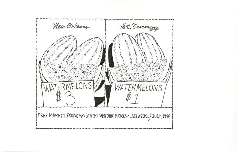 Street Vendor Prices - Last Week of July 1996
