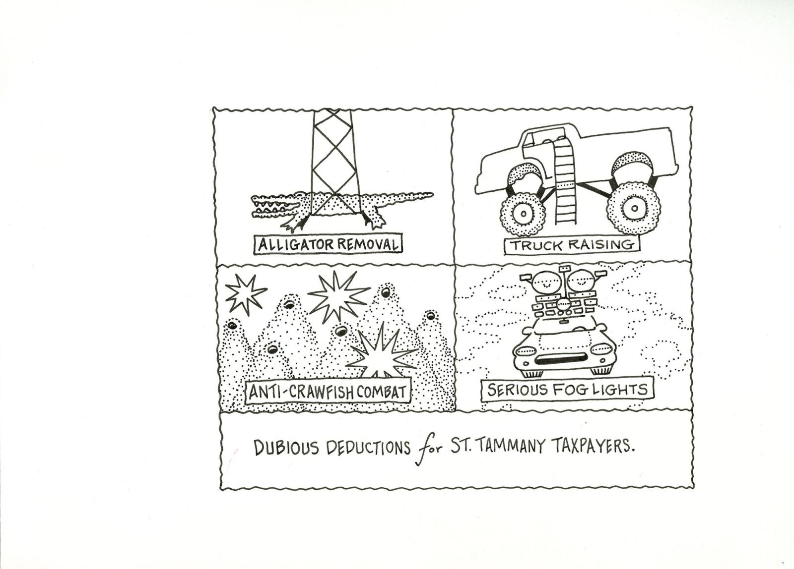 Dubious Deductions For St. Tammany Taxpayers