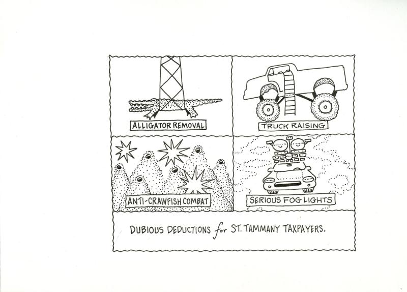 Dubious Deductions For St. Tammany Taxpayers