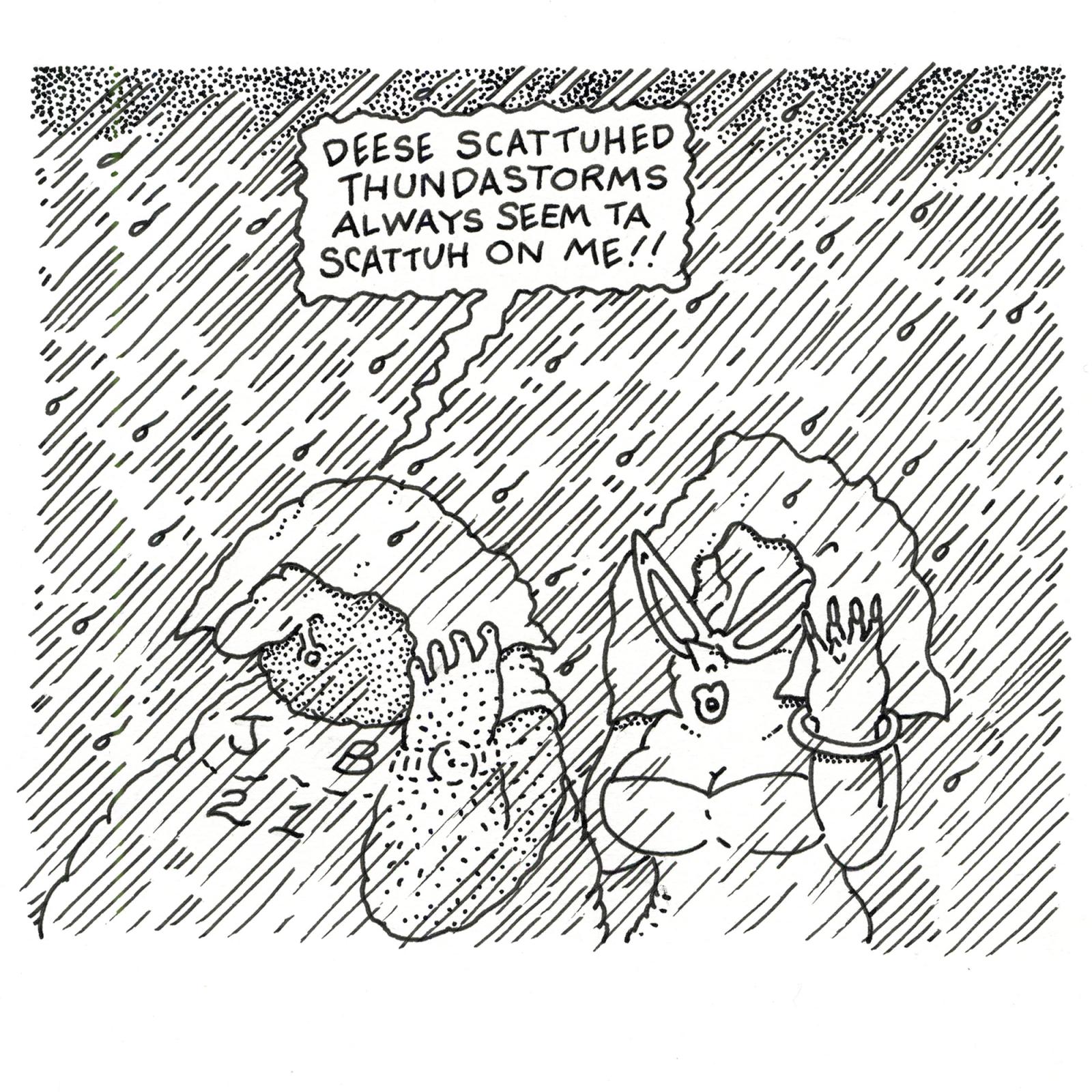 Scttuhed Thundastorms