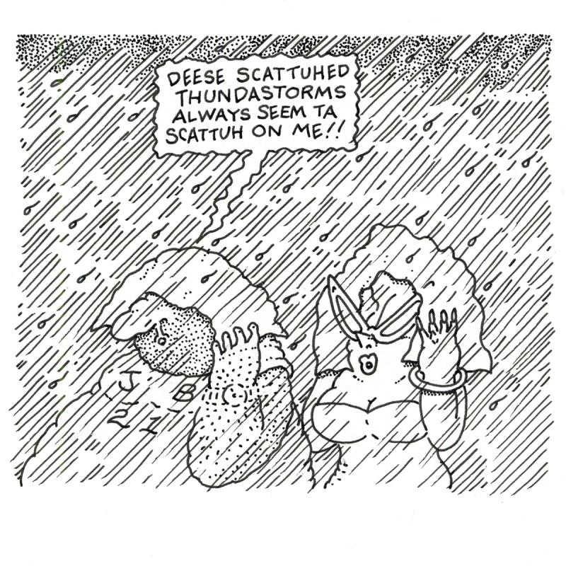 Scttuhed Thundastorms