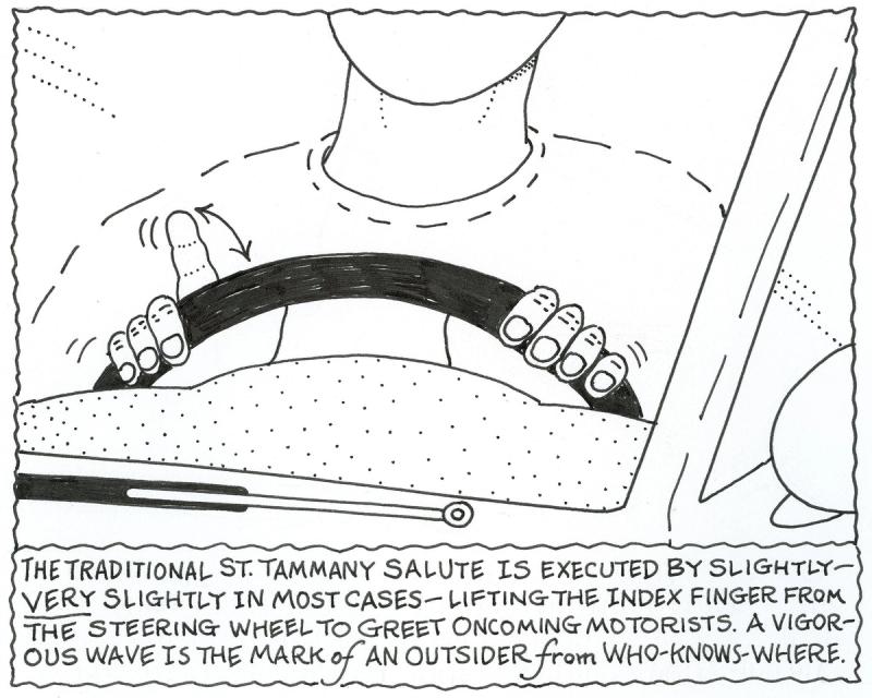 Lifting The Index Finger From The Steering Wheel