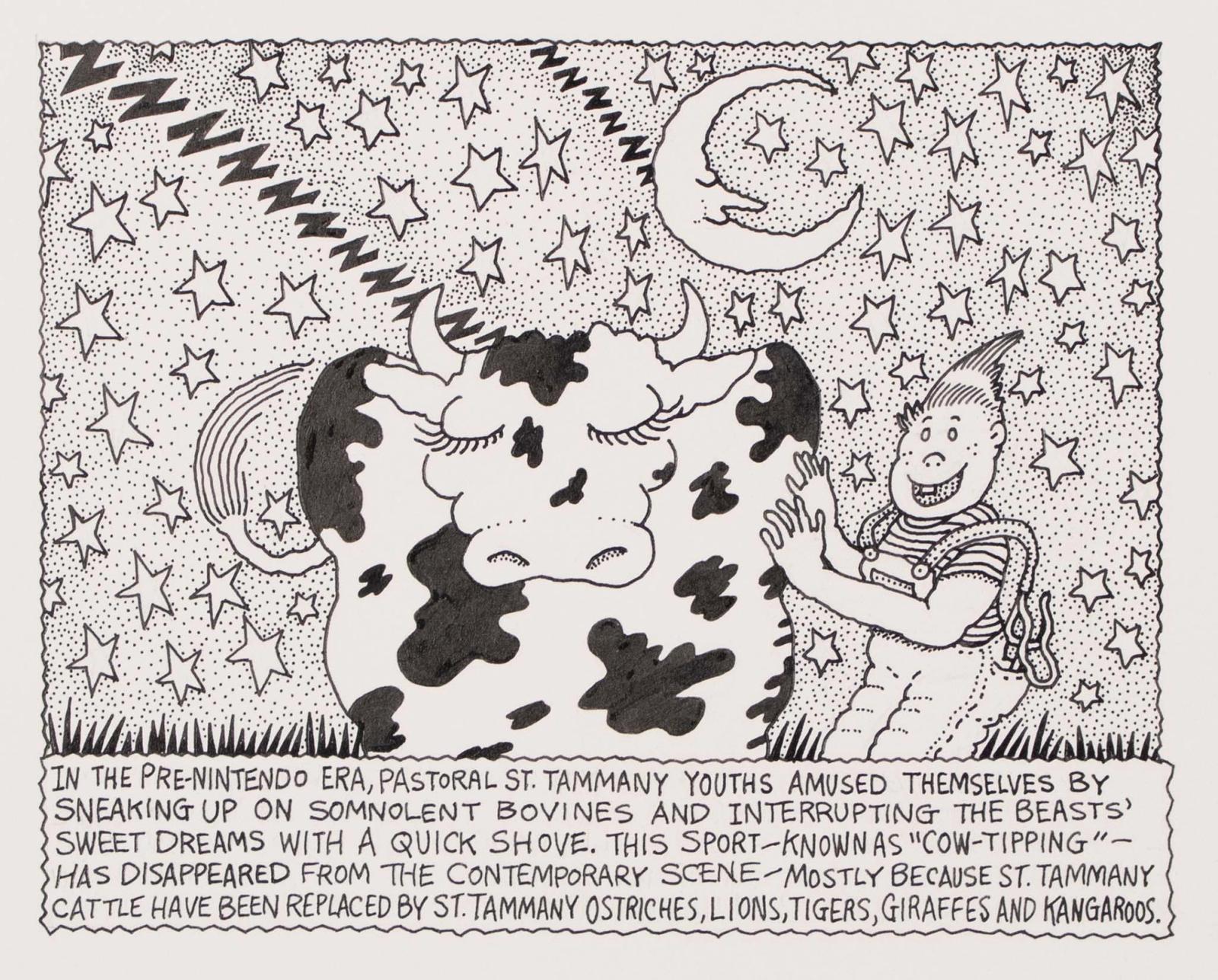 In The Pre-Nintendo Era, Pastoral St. Tammany Youths Amused Themselves By Sneaking Up On Somnulent Bovines