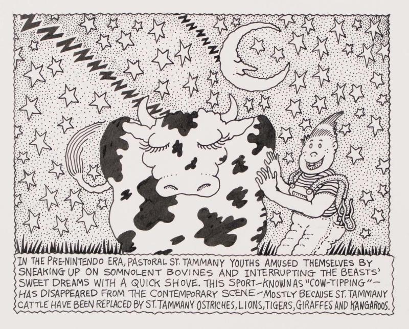 In The Pre-Nintendo Era, Pastoral St. Tammany Youths Amused Themselves By Sneaking Up On Somnulent Bovines