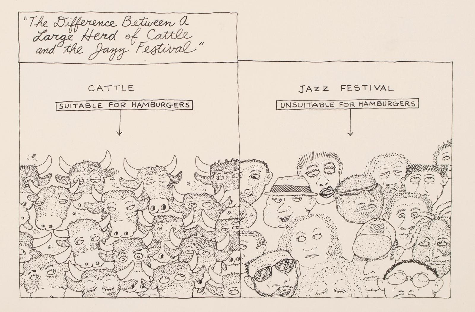 The Difference Between A Large Herd of Cattle and The Jazz Festival