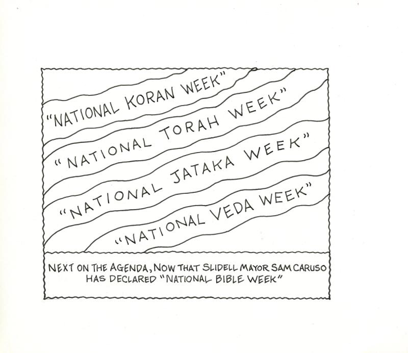 Slidell Mayor Sam Caruso Has Declared "National Bible Week"