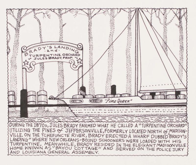 During the 1870s, Jules Brady Farmed WhatHhe Called a "Turpentine Orchard"